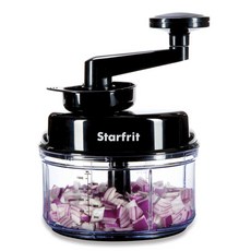 Starfrit 手動食品加工機切菜, 1個, 黑色的