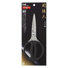 KAI 貝印 関孫六 廚房厚刃剪刀, 1個, 銀色+黑色