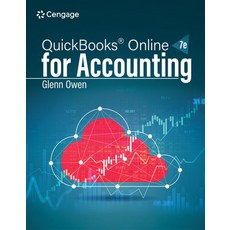 (英文圖書) Using QuickBooks Online for Accounting 2024 平裝版, Cengage Learning, 英文