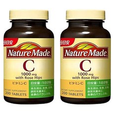 Nature Made 萊萃美 維生素C玫瑰果錠 1000mg, 2個, 200錠