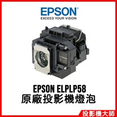 愛普生 EPSON EB-S10 EB-X10 EB-X9 原廠投影機燈泡 ELPLP58