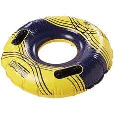 Solstice River Rough成人用游泳圈 106.7cm, 1個, 黃色+紫色