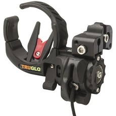 TRUGLO Lock Fire Drop Away箭台 輕量 左手用射箭用品, 1個, 黑+紅