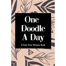 (英文圖書) One Doodle A Day: A Four-Year Memory Book Hardcover 精裝版, Paula Rocket, 英文