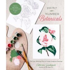(英文圖書) Paint-By-Number Botanicals: The Easy Relaxing Way to Create Gorgeous Paintings 平裝版, Page Street Publishing, 英文