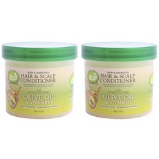 tcb 頭髮和頭皮護髮素橄欖油和維生素 E, 2個, 283克