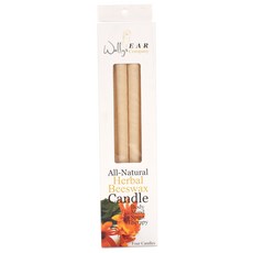 Wally's Natural Products 草本蜂蠟蠟燭, 4件