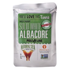 NATURAL SEA WILD CAUGHT SOLID WHITE長鰭鮪魚 POLE LINE, 1包, 85g