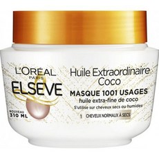 L'OREAL PARiS 巴黎萊雅 Elseve極致細潤椰子油萃取護髮膜, 1個, 310ml