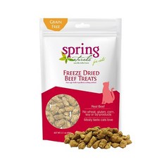 Spring Naturals 曙光 無穀冷凍乾燥牛肉貓點心，真材實料，貓咪愛不釋口, 牛肉