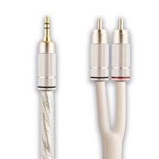 【川木】美國鍍銀音頻線 3.5mm轉RCA線 手機電腦音響連接線 AUX音源線, M197