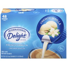 INTERNATIONA Delights 奶精球 法式香草口味, 1個, 48件