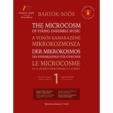 (英文圖書) The Microcosm of String Ensemble Music 1 - Three Violins and Cello Score and Parts 平裝版, Editio Musica Budapest, 英文