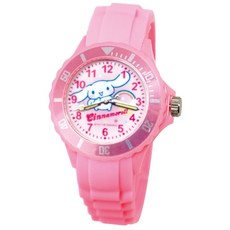 三麗鷗跳躍大耳狗運動彩帶轉圈手錶，可愛造型，輕巧舒適，兒童手錶首選, 粉色