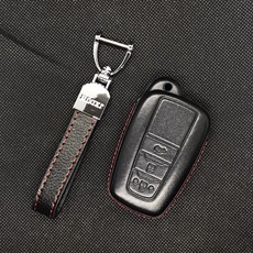 4D皮革鑰匙套, D款3鍵（皮革繩）