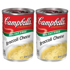 Campbell's 金寶 花椰菜起司濃湯罐頭, 2罐, 298g