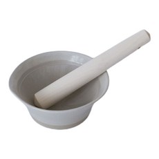 NichiNichidougu 防滑杵臼用具組 白色, 1個