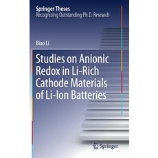 (英文圖書) Studies on Anionic Redox in Li-Rich Cathode Materials of Li-Ion Batteries 精裝版, Springer, 英文