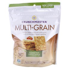 Crunchmaster 雜糧烤蔬菜, 1個, 127克
