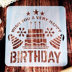 台灣現貨 斑馬麥麥︱IST-1081-1090型染板︱鏤空模板 消字板 和諧粉彩 DIY 手賬 型板 手帳 模板畫 繪圖, IST-1087