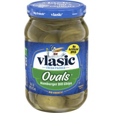 Vlasic 橢圓形漢堡蒔蘿片, 1個, 473毫升