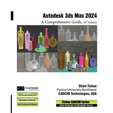 (英文圖書) Autodesk 3ds Max 2024: A Comprehensive Guide 24th Edition 平裝版, Cadcim Technologies, 英文