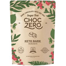 ChocZero [2 包 x 2]ChocZero 黑巧克力榛果海鹽, 1個