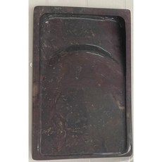 耕硯齋 端硯坑仔岩7寸長方形錦盒素池硯台 - 文房四寶實用長方硯, 詳見包裝, 1個