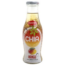 VISVITA Chia 芒果飲料, 1個, 340ml