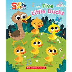 (英文圖書)Five Little Ducks (Super Simple Countdown Book) 平裝版, Scholastic Inc., 英文