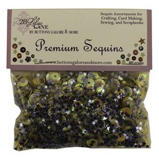 BuTTons GALORE&More 混合亮片裝飾品 20g, 1組, Sunshine