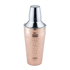 OLD DUTCH INTERNATIONAL 非斯錘擊裝飾雞尾酒調酒器, 1個, 銅