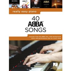 (英文圖書) Really Easy Piano: 40 Abba Songs - Includes Background Notes and Performance Tips for Every S... 平裝版, Hal Leonard Publishing Corp..., 英文