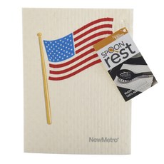 新 Metro Spoon Rest 炊具架, 1個, 美國國旗