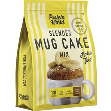 proteinworld 細長馬克杯蛋糕粉 香蕉麵包口味, 1個, 500g