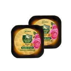 Apoidom亞波盾 綠蜂膠玫瑰皂 溫和潔淨 保濕滋潤, 100g