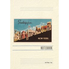 (英文圖書) Vintage Lined Notebook Greetings from Binghampton New York 平裝版, Found Image Press, 英文