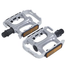 鋁製自行車踏板 2入組, 1個, 白色