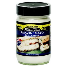 Walden Farms Amazin甜&香濃美乃滋 無糖 無脂肪, 1個, 340克