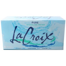 LaCroix 自然純淨蘇打水, 8件, 355毫升