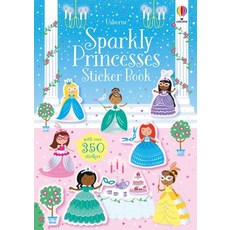 (英文圖書)Sparkly Princesses Sticker Book 平裝版, Usborne Books, 英文