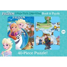 Disney Frozen: Little First Look and Find Book & Puzzle Board Books, Pi Kids, 英文, 厚頁書