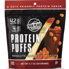 雙峰成分蛋白泡芙豆科灌木燒烤味, 1個, 60g