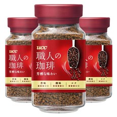 UCC 手工咖啡 香濃風味瓶裝 (90gX4組) 即溶咖啡粉, 3個, 1入, 90g