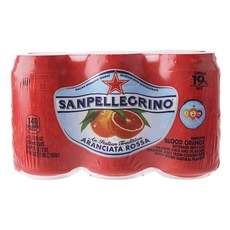 S.PELLEGRINO 聖沛黎洛 起泡血橙飲料, 330毫升, 6件