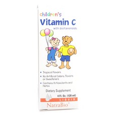 NatraBio 維他命C液, 120ml, 1個