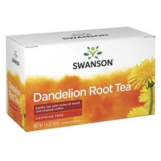 Swanson 斯旺森 蒲公英根茶茶包, 20入, 1盒