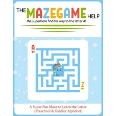 (英文圖書)The Maze Game Help the superhero find his way to the letter A!: A Super Fun Maze... 平裝版, Independently Published, 英文