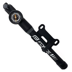 FORCE含軟管車架自行車打氣筒 GP871, 1個, 黑色