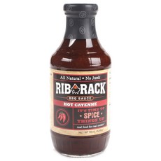 RIB RACK 無麩質辣味燒烤醬, 1個, 538克